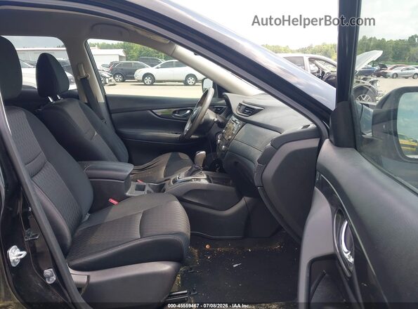 JN8AT2MT2HW386607 2017 NISSAN ROGUE Black Front interior view