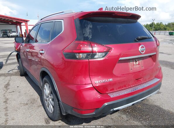 JN8AT2MT2HW392889 2017 NISSAN ROGUE Red Задня ліва чверть
