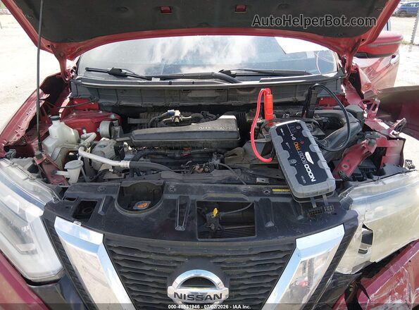 JN8AT2MT2HW392889 2017 NISSAN ROGUE Red Вид ззаду