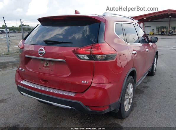 JN8AT2MT2HW392889 2017 NISSAN ROGUE Red Задня права чверть