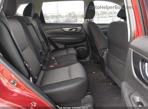 JN8AT2MT2HW392889 2017 NISSAN ROGUE Red Вид наклейки з VIN-кодом
