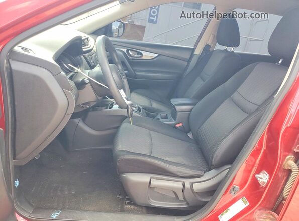 JN8AT2MT2HW395792 2017 NISSAN ROGUE Red Front interior view