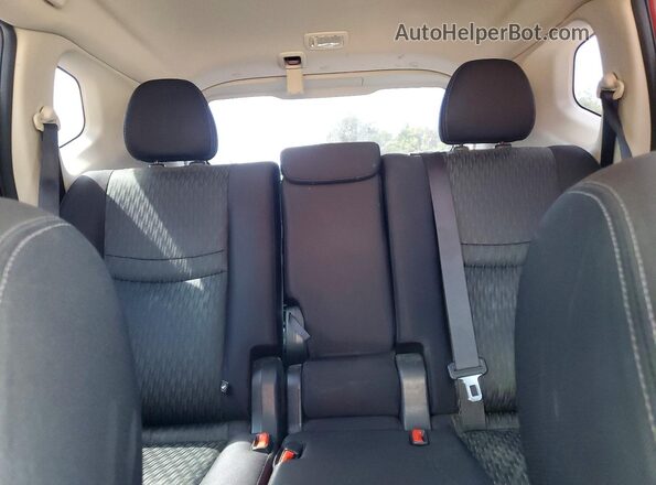 JN8AT2MT2HW395792 2017 NISSAN ROGUE Red Rear seats view