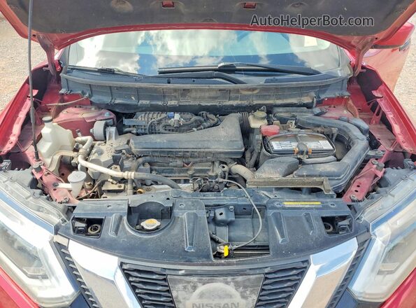 JN8AT2MT2HW395792 2017 NISSAN ROGUE Red Engine compartment view