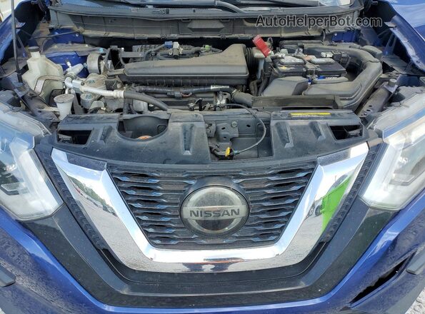 JN8AT2MT2JW461456 2018 NISSAN ROGUE Blue Widok komory silnika
