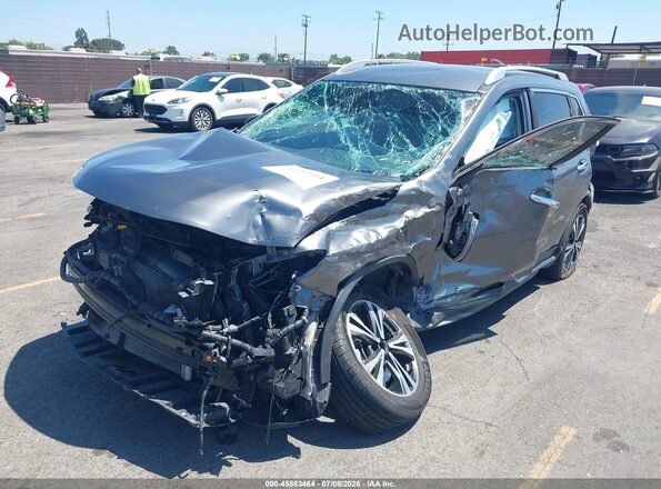JN8AT2MT2KW253840 2019 NISSAN ROGUE Gray Widok z przodu