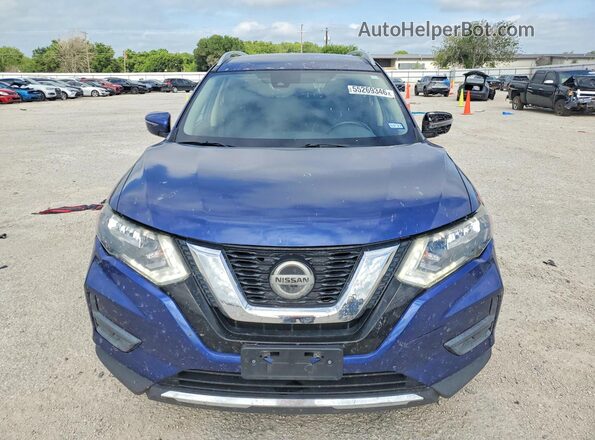 JN8AT2MT2KW261856 2019 NISSAN ROGUE Blue Вид спереду
