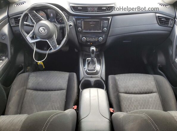 JN8AT2MT2KW261856 2019 NISSAN ROGUE Blue Вид панелі приладів