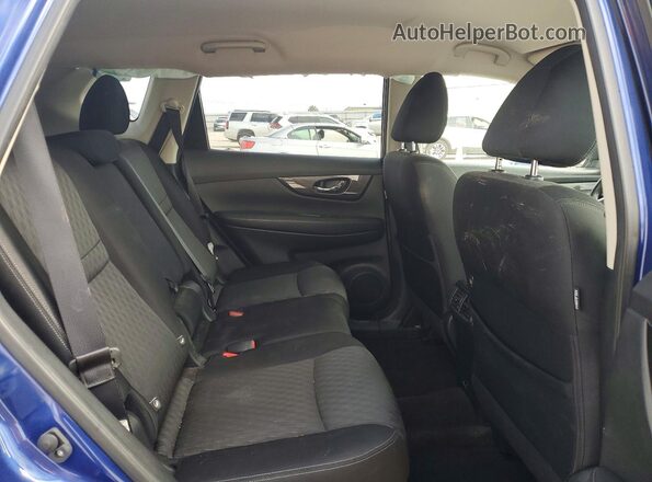 JN8AT2MT2KW261856 2019 NISSAN ROGUE Blue Вид задніх сидінь