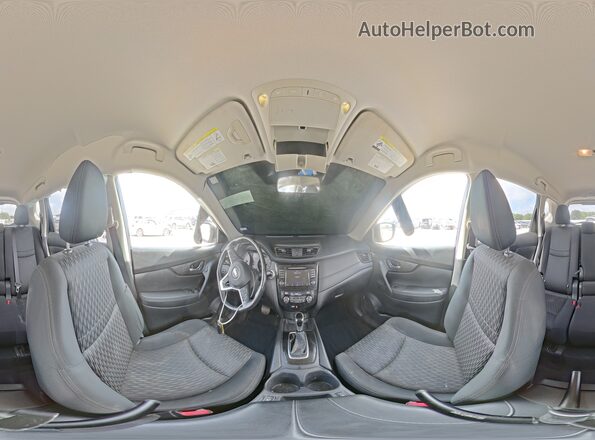 JN8AT2MT2KW261856 2019 NISSAN ROGUE Blue Вид наклейки з VIN-кодом