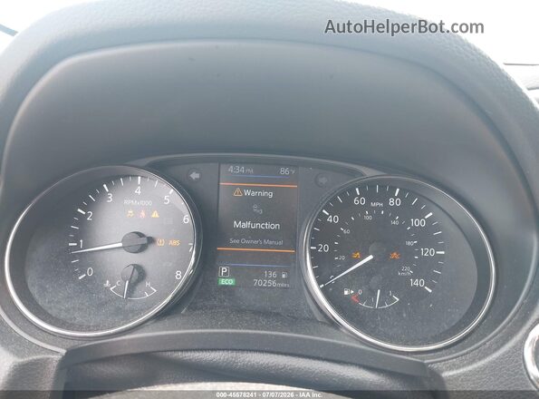 JN8AT2MT2KW264630 2019 NISSAN ROGUE Blue Հետևի նստատեղերի տեսք