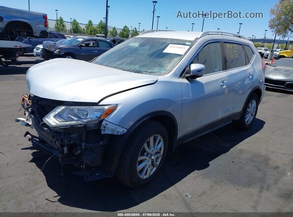 JN8AT2MT2LW010790 2020 NISSAN ROGUE Silver Առջևի ձախ երեք քառորդ տեսարան