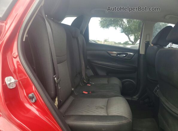 JN8AT2MT3HW383182 2017 NISSAN ROGUE Red Սալոնի հետևի տեսք