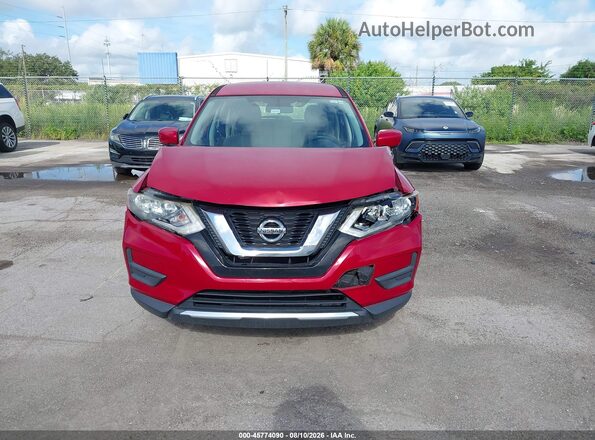 JN8AT2MT3HW387779 2017 NISSAN ROGUE Red Вид щитка приладів