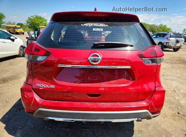 JN8AT2MT3HW395669 2017 NISSAN ROGUE Red Rear view
