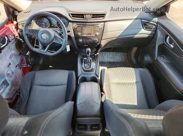 JN8AT2MT3HW395669 2017 NISSAN ROGUE Red Dashboard view
