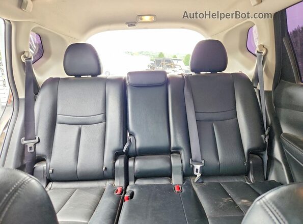 JN8AT2MT3HW399155 2017 NISSAN ROGUE Black Հետևի նստատեղերի տեսք