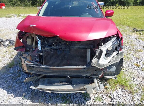 JN8AT2MT3HW405486 2017 NISSAN ROGUE Red Widok z przodu