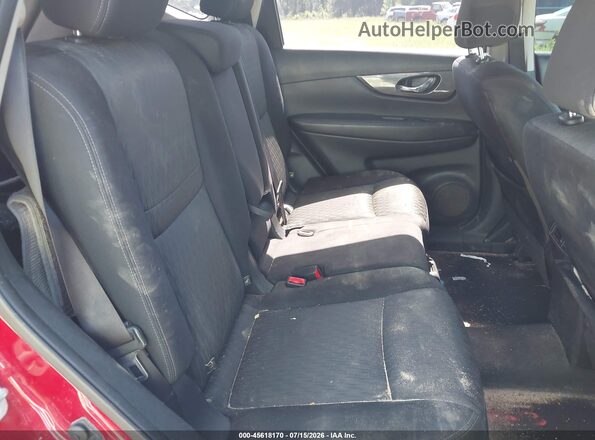 JN8AT2MT3HW405486 2017 NISSAN ROGUE Red Widok naklejki z numerem VIN