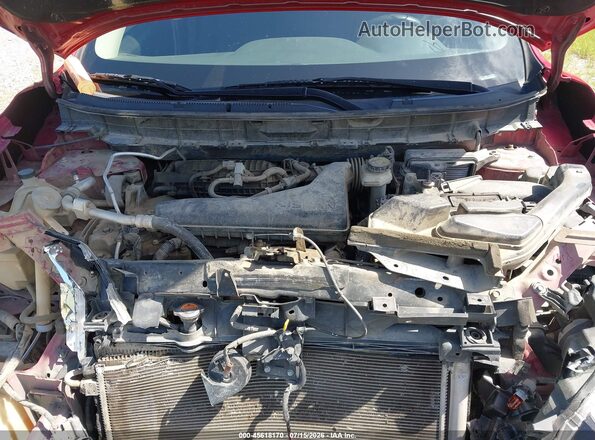 JN8AT2MT3HW405486 2017 NISSAN ROGUE Red Widok z tyłu