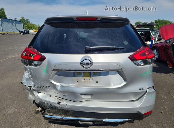 JN8AT2MT3JW459649 2018 NISSAN ROGUE Silver Հետևի տեսք