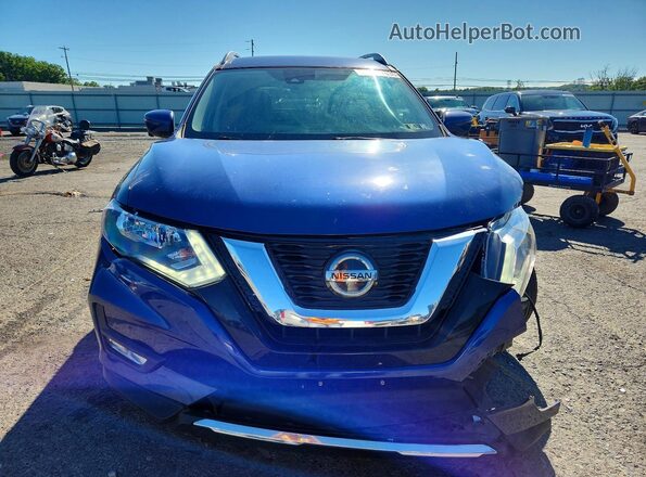 JN8AT2MT3JW462065 2018 NISSAN ROGUE Blue Widok z przodu