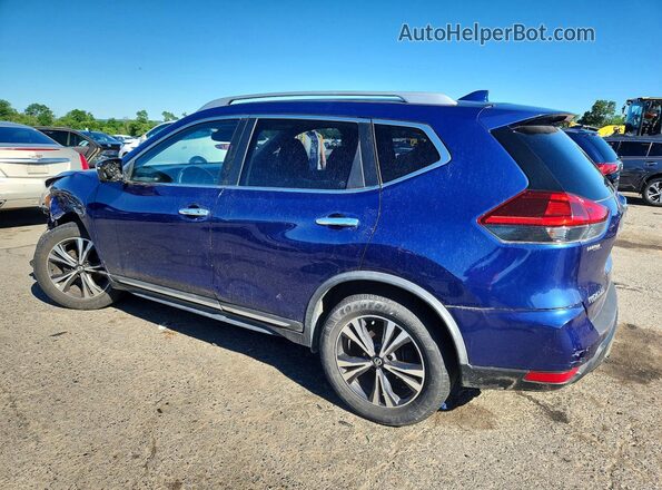 JN8AT2MT3JW462065 2018 NISSAN ROGUE Blue Tył lewy