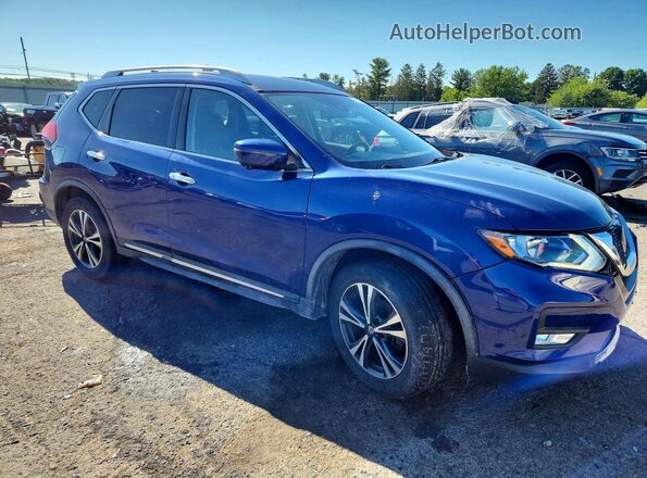 JN8AT2MT3JW462065 2018 NISSAN ROGUE Blue Przód prawy