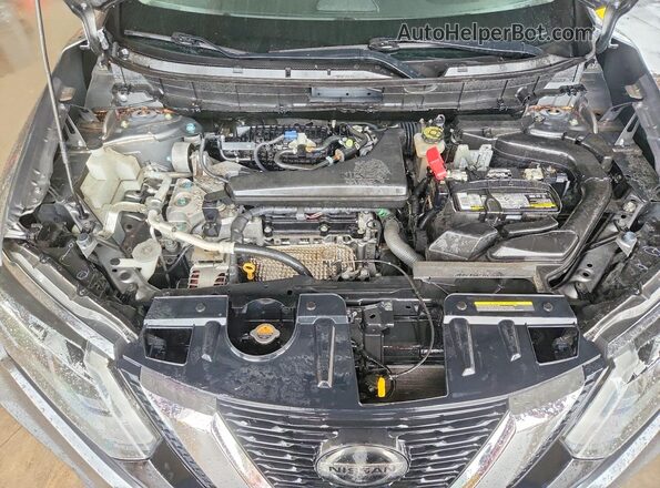 JN8AT2MT3JW470635 2018 NISSAN ROGUE Gray Вид підкапотного простору