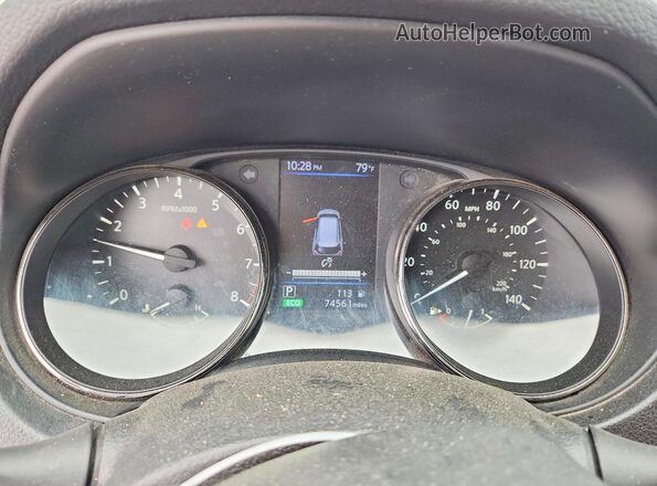 JN8AT2MT3LW001869 2020 NISSAN ROGUE Silver Instrument cluster view