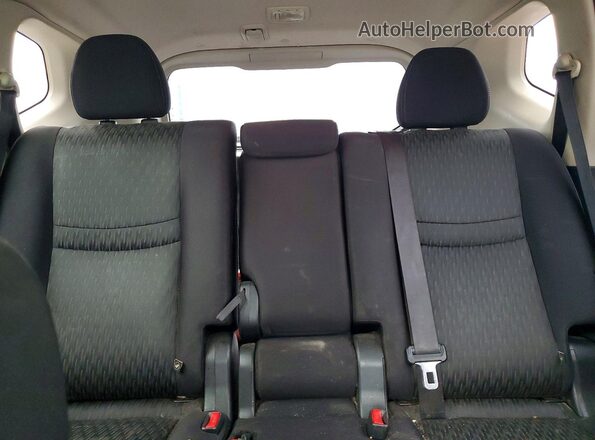 JN8AT2MT3LW003718 2020 NISSAN ROGUE Gray უკანა სავარძლების ხედი