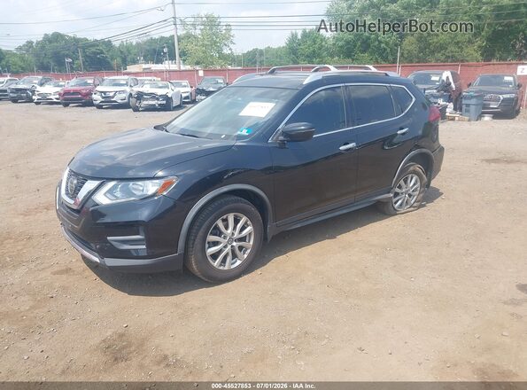 JN8AT2MT3LW040350 2020 NISSAN ROGUE Черный Передняя левая четверть