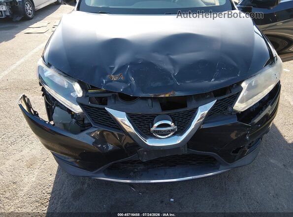JN8AT2MT4GW004527 2016 NISSAN ROGUE Black Front view