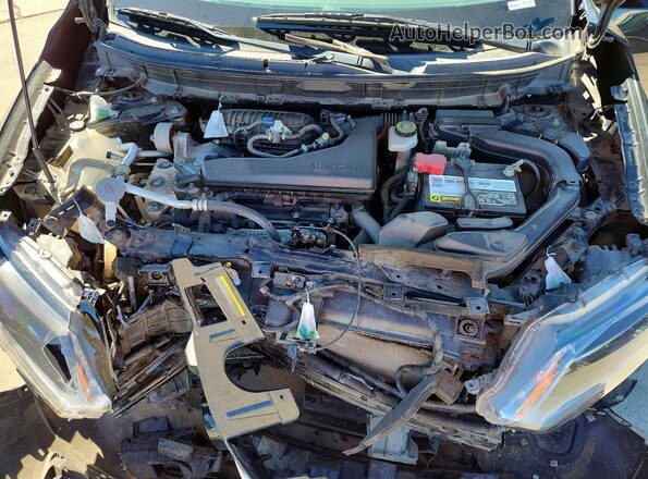 JN8AT2MT4GW021246 2016 NISSAN ROGUE Black უკანა სალონის ხედი