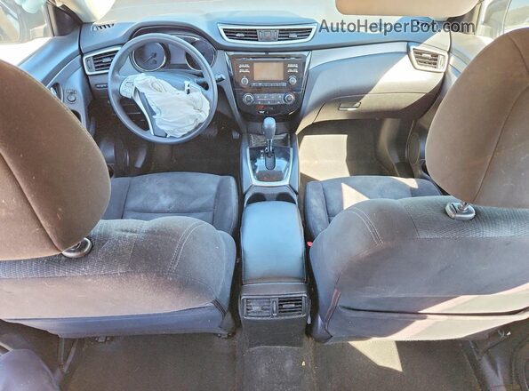 JN8AT2MT4GW021246 2016 NISSAN ROGUE Black წინა პანელის ხედი