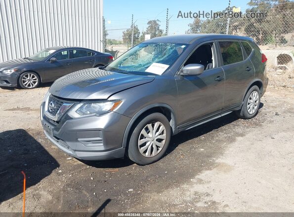 JN8AT2MT4HW137614 2017 NISSAN ROGUE Серый Передняя левая четверть