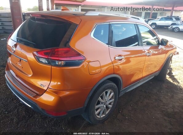JN8AT2MT4HW388732 2017 NISSAN ROGUE Orange Задня права чверть