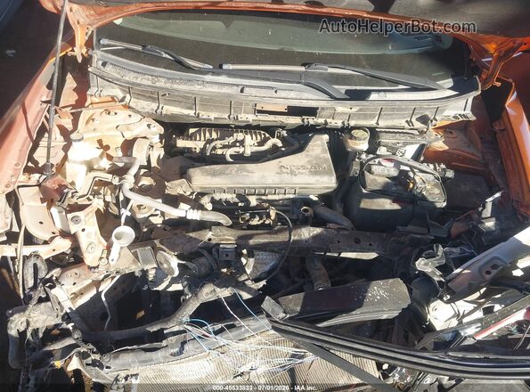 JN8AT2MT4HW388732 2017 NISSAN ROGUE Orange Вид ззаду