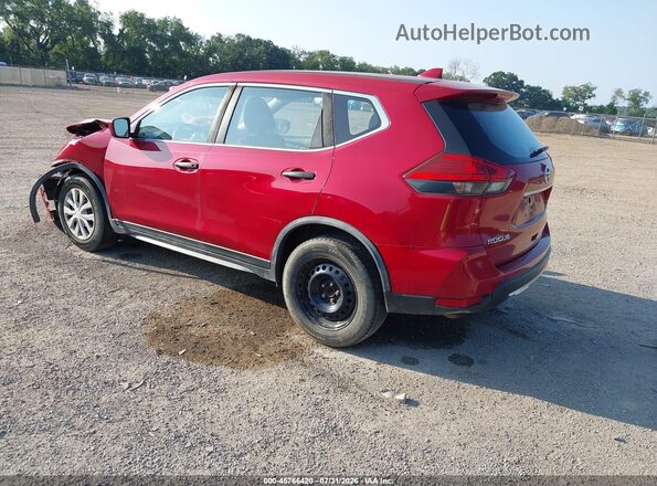 JN8AT2MT4HW391646 2017 NISSAN ROGUE Red Trasero izquierdo