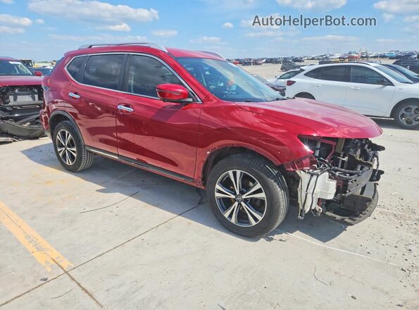 JN8AT2MT4HW393347 2017 NISSAN ROGUE Red Delantero derecho