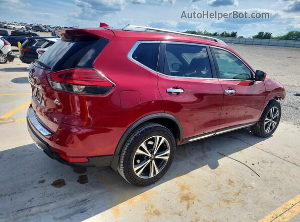 JN8AT2MT4HW393347 2017 NISSAN ROGUE Red Trasero derecho
