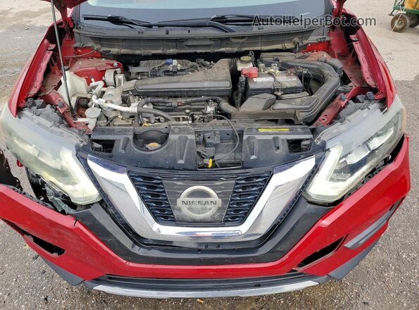 JN8AT2MT4HW407814 2017 NISSAN ROGUE Red Շարժիչի բաժամունքի տեսք