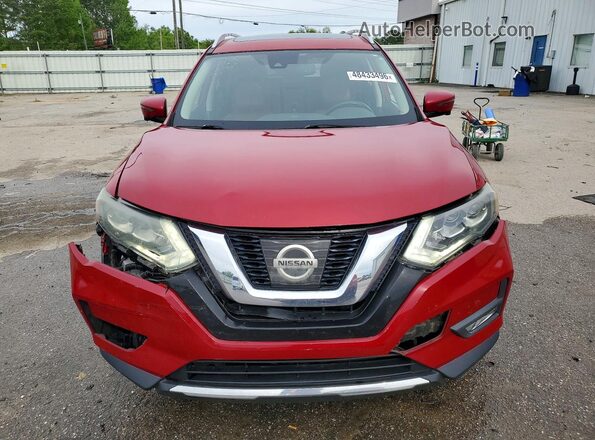 JN8AT2MT4HW407814 2017 NISSAN ROGUE Red Դիմացի տեսք