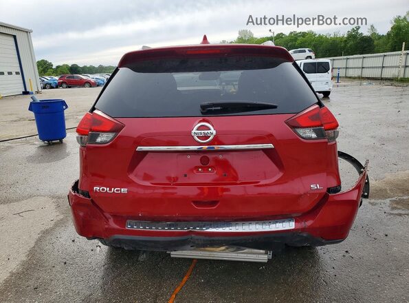 JN8AT2MT4HW407814 2017 NISSAN ROGUE Red Հետևի տեսք