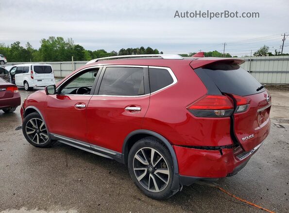JN8AT2MT4HW407814 2017 NISSAN ROGUE Red Հետևի ձախ
