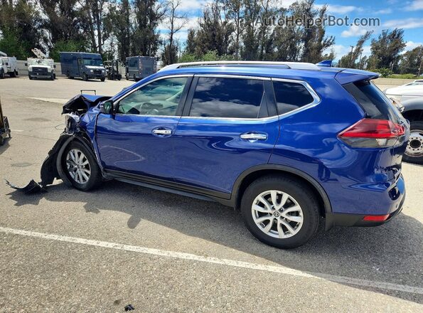 JN8AT2MT4KW255072 2019 NISSAN ROGUE Blue უკანა მარცხენა
