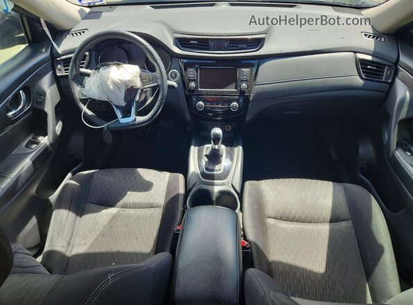 JN8AT2MT4KW255072 2019 NISSAN ROGUE Blue წინა პანელის ხედი