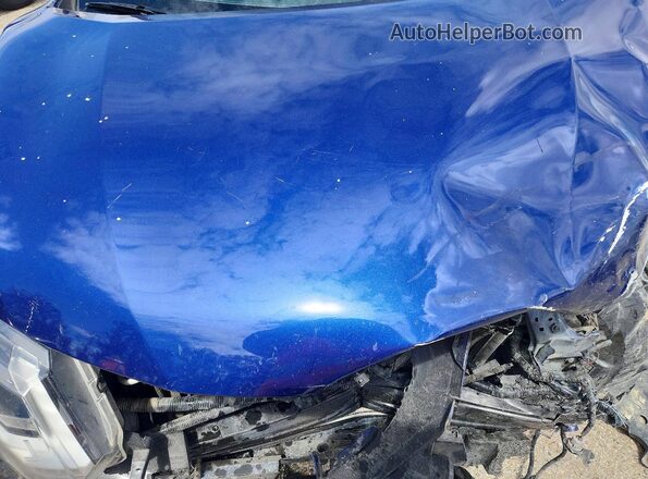 JN8AT2MT4KW255072 2019 NISSAN ROGUE Blue ძრავის განყოფილების ხედი