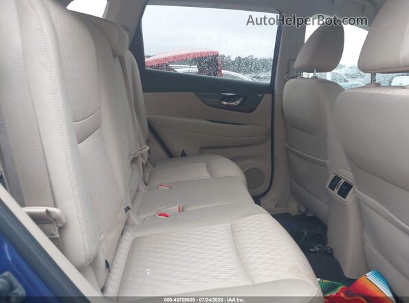 JN8AT2MT4KW258795 2019 NISSAN ROGUE Blue VIN კოდის სტიკერის ხედი