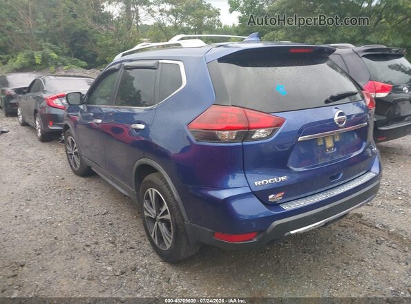 JN8AT2MT4KW258795 2019 NISSAN ROGUE Blue უკანა მარცხენა